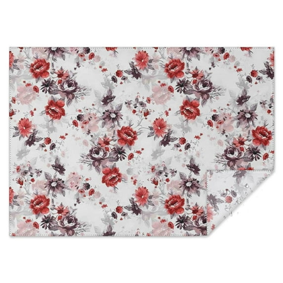 Pioneer Flower Rectangle Tablecloth 60"x84",Waterproof Polyester Rectangle Table Cloth, Wipeable Spillproof Polyester Tablecloth for Dining, Camping, Indoor and Outdoor