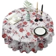 thumbnail image 1 of Pioneer Flower Round Tablecloth 60" X 60",Wrinkle Wipeable Table Cloth for Kitchen Dining Room Picnic Patio Party, 1 of 6