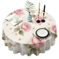 thumbnail image 1 of Pioneer Flower Round Tablecloth 60" X 60",Wrinkle Wipeable Table Cloth for Kitchen Dining Room Picnic Patio Party, 1 of 6