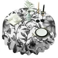 thumbnail image 1 of Pioneer Flower Round Tablecloth 60" X 60",Wrinkle Wipeable Table Cloth for Kitchen Dining Room Picnic Patio Party, 1 of 6