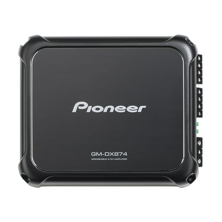 Pioneer - 4-Channel Class D Amplifier - Black