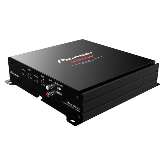 Pioneer GM-E190X2 2-Channel - Class AB, 500w Max Power - Bridgeable Amplifier