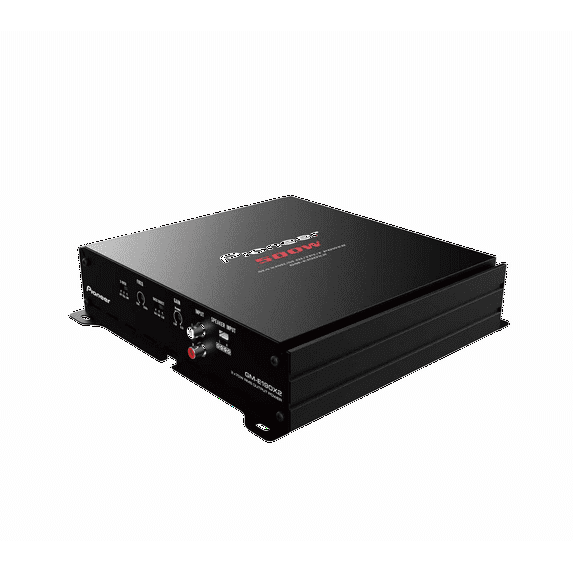 Pioneer GM-E190X2 2-Channel Bridgeable Amplifier, 500W Max Power, Class AB, Variable LPF & HPF, Easy Installation