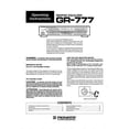 thumbnail image 1 of Instruction Manual ONLY for Pioneer GR-777 Equalizer Owners Manual REPRINT, 1 of 1