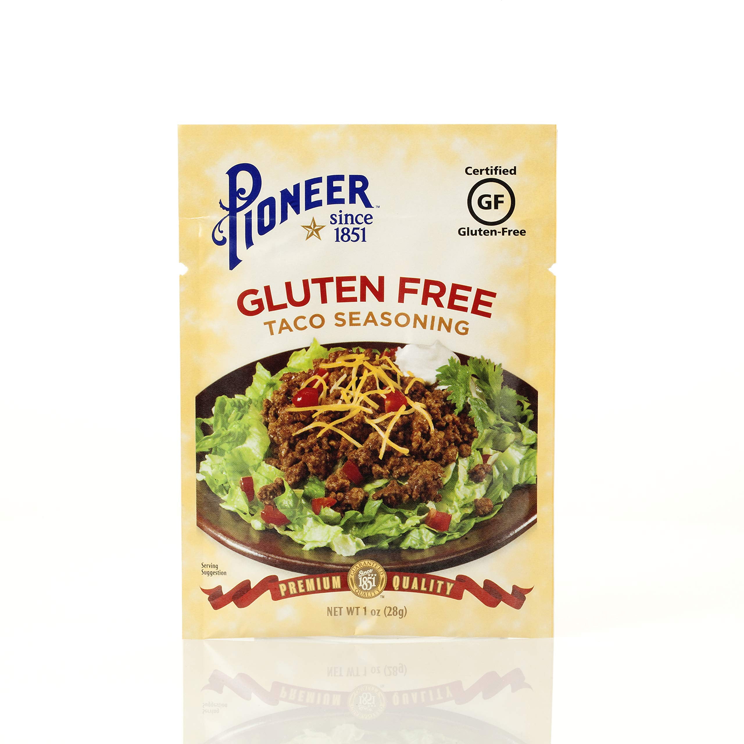 Pioneer Gluten Free Taco MMF7 Seasoning Mix, 1 Ounce (Pack of 12