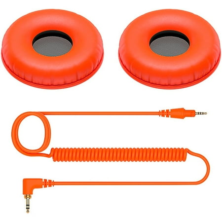 Pioneer DJ - HDJ-CUE1 Headphones Accessory Pack - Orange