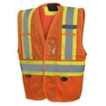 thumbnail image 1 of Pioneer Hi Vis Non Tear-Away Mesh Safety Vest - Hook & Loop - Multi Pockets - Hi-Vis Orange, 1 of 4