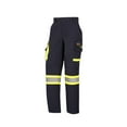 thumbnail image 1 of Pioneer Hi Vis Safety Cargo Pants - Convertible Zip-Off Work Shorts - Reflective Tape - Navy - 32" Length, 1 of 9