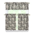 thumbnail image 1 of Pioneer Kitchen Curtains and Valance Set 36 Inch Tier Classic Flower 3 Pieces Set Dining Room Small Curtain Drapes Cafe Curtains Valance for Home Decor Rod Pocket, 1 of 6