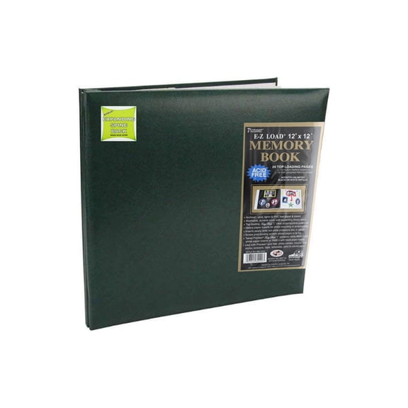 Pioneer Scrapbook 12x12 Leatherette Hunter Green