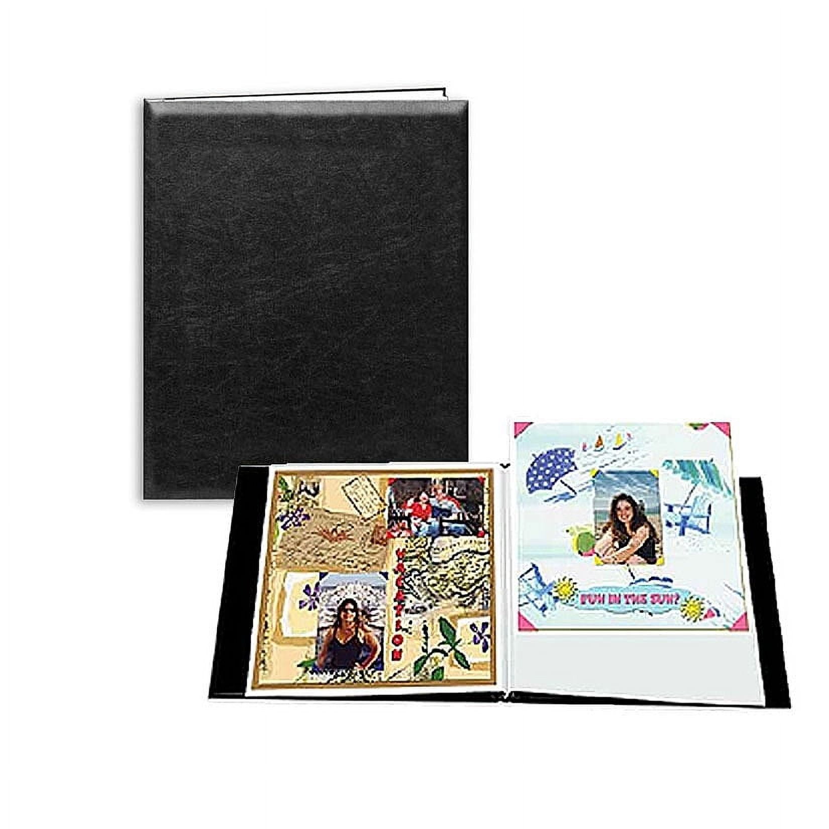 Bastex Small Scrapbook. Kraft Hardcover Photo Album, Fits 4x6 inch Photos. Perfect for DIY Hand Made Scrap Booking, Our Adventure Book, Memory Albums