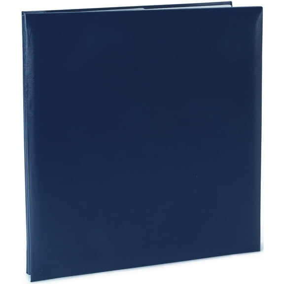 Pioneer Leatherette Post Bound Album 8.5"X11"-Navy