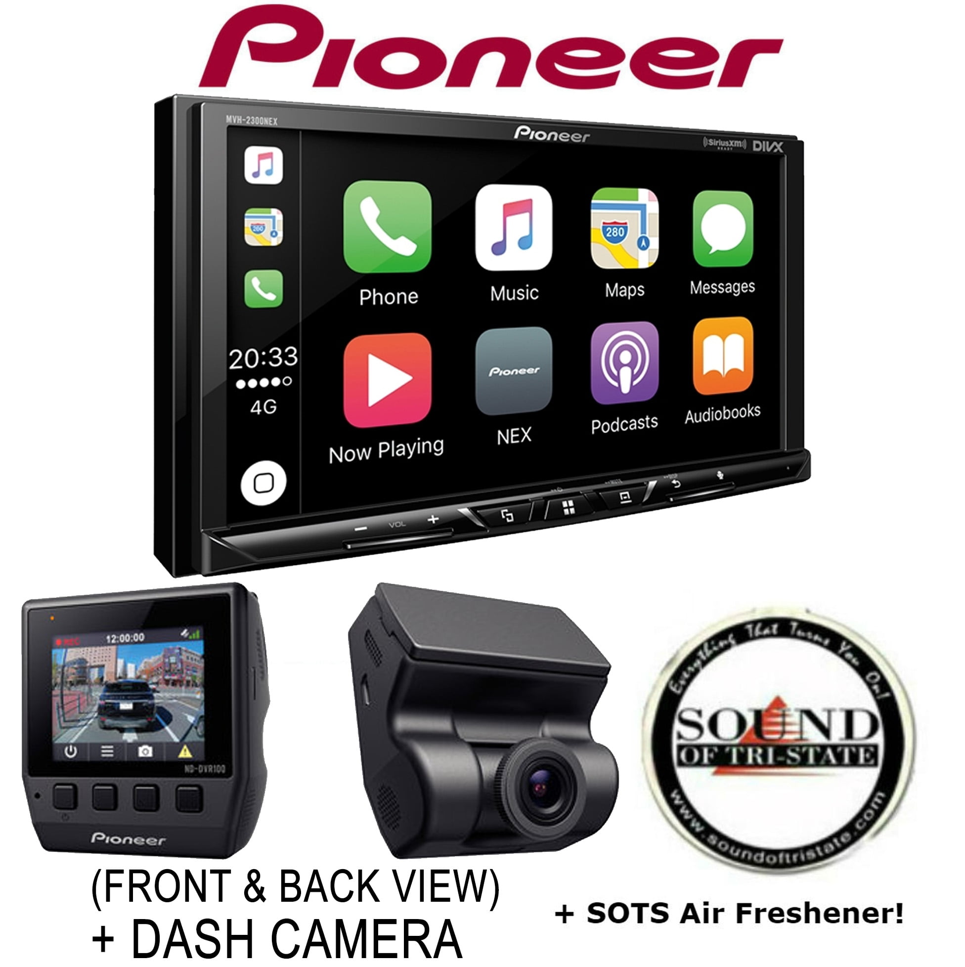 Pioneer MVH-2400NEX Multimedia Player with Dash Camera