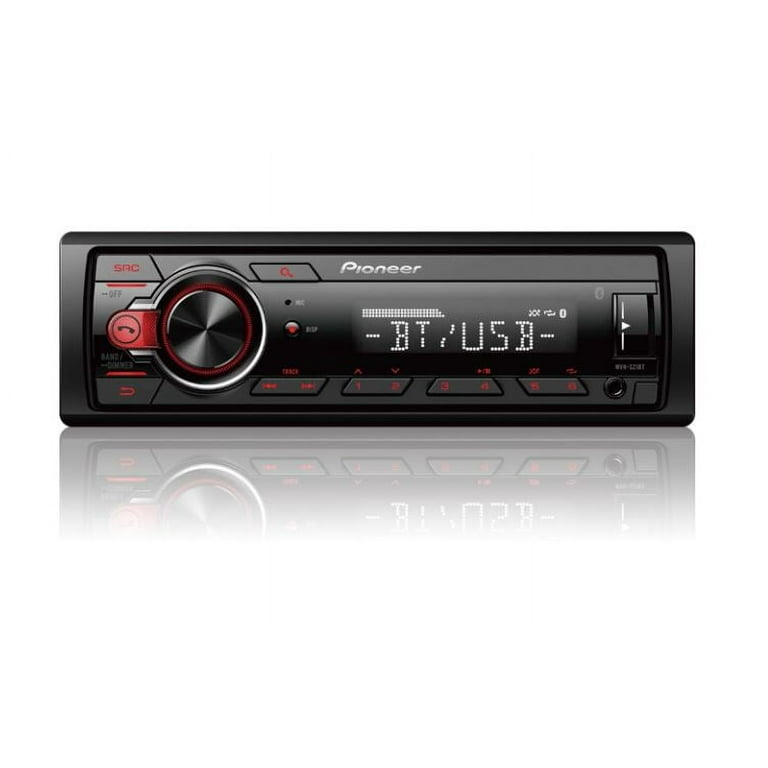 Pioneer MVH-S21BT Single Din Bluetooth Car Stereo Digital Media Receiver,  Android Compatibility