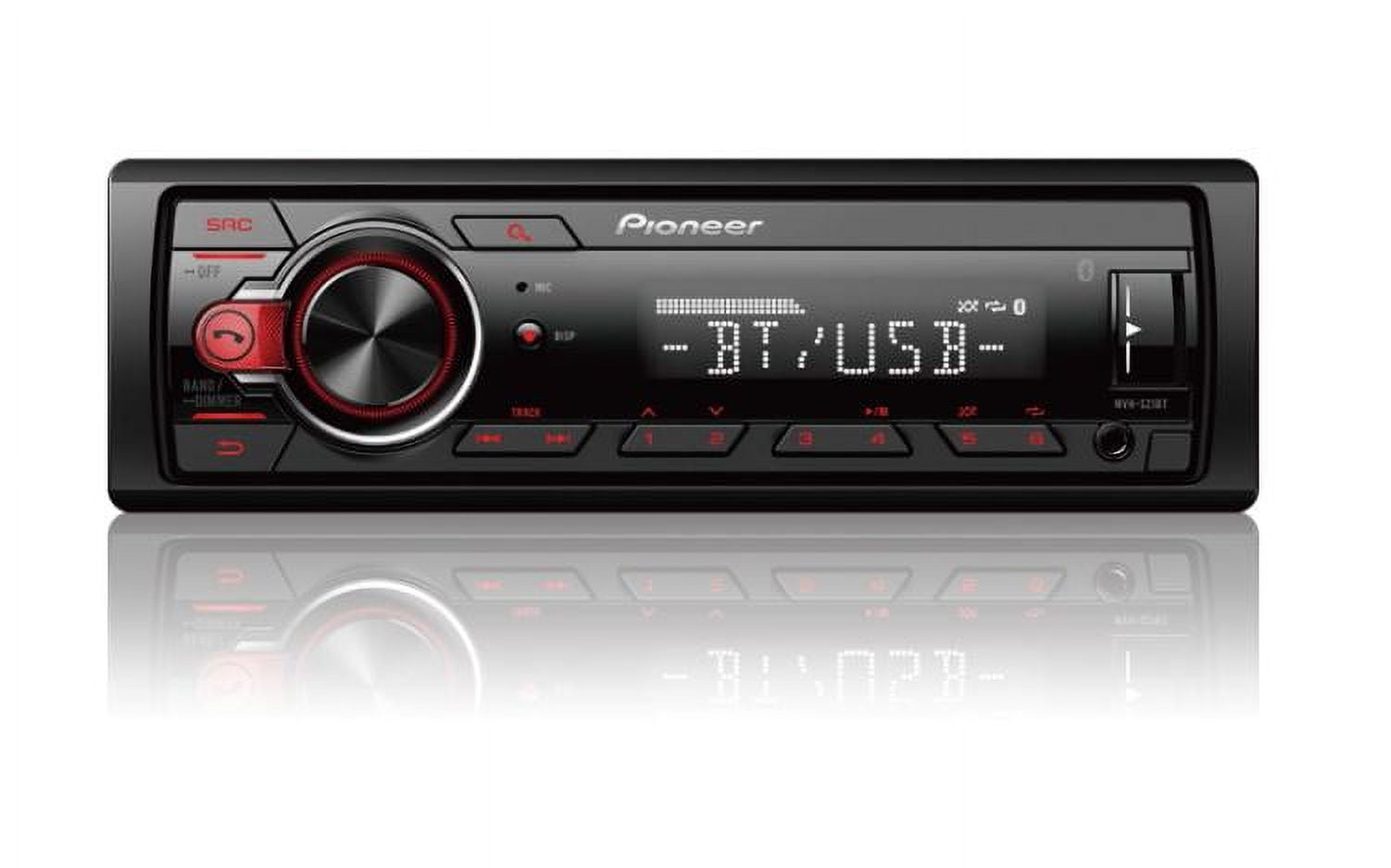 Pioneer MVHS21BT Single Din Bluetooth Car Stereo Digital Media
