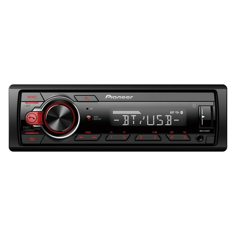 Pioneer single din media player discount