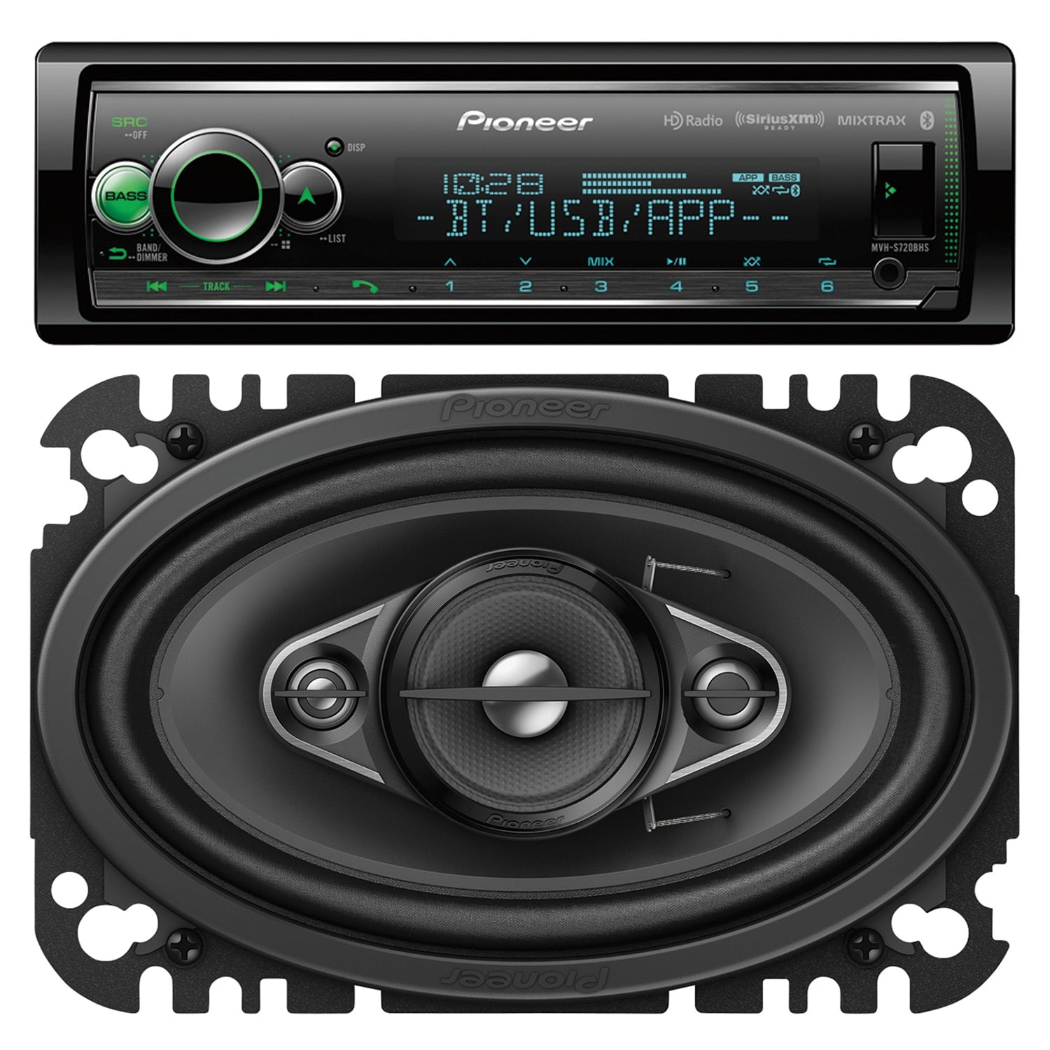 Pioneer MVHS720BHS DoubleDin inDash Digital Media Receiver with