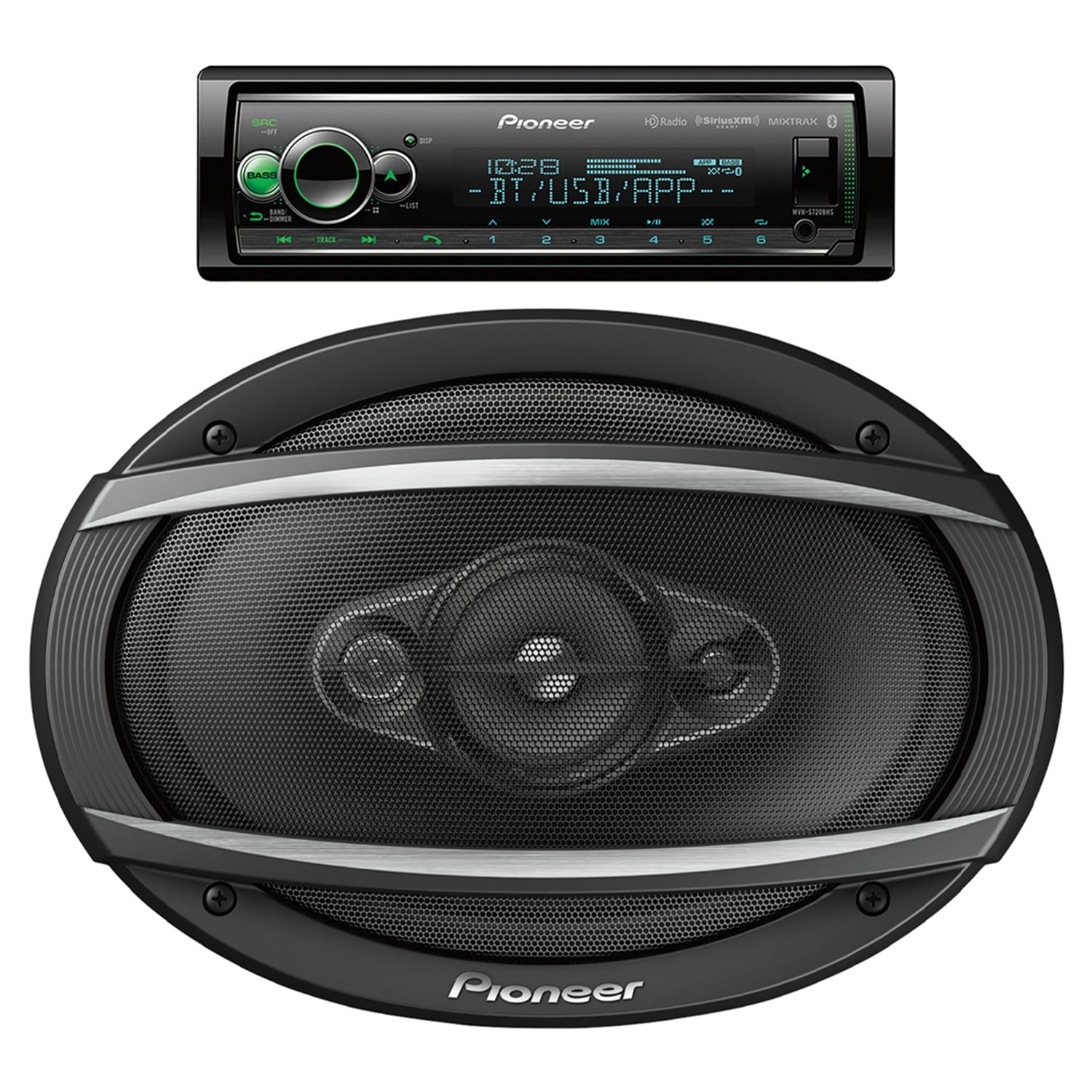 Pioneer MVHS720BHS DoubleDin inDash Digital Media Receiver with