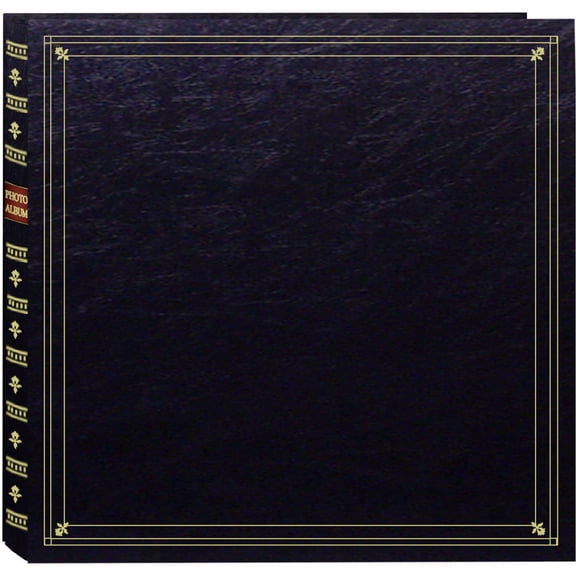 Pioneer Memo Pocket Photo Album 14"X14"-Black
