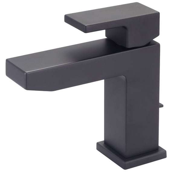 Pioneer Faucets 3MO160-MB Mod 1.2 GPM Single Hole Bathroom Faucet - Black