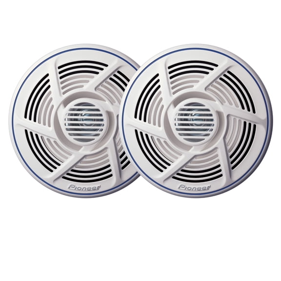 Pioneer TS-MR1600 6-1/2" - 2-way, 100 W Max Power, Dual Cone, - Marine Coaxial Speakers (pair)
