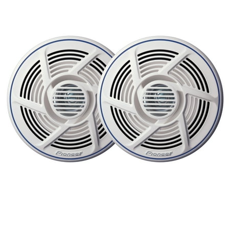 Pioneer TS-MR1600 6-1/2" - 2-way, 100 W Max Power, Dual Cone, - Marine Coaxial Speakers (pair)