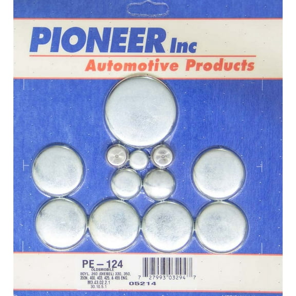 Pioneer Oldsmobile V8 Steel Freeze Plug Kit P/N PE124