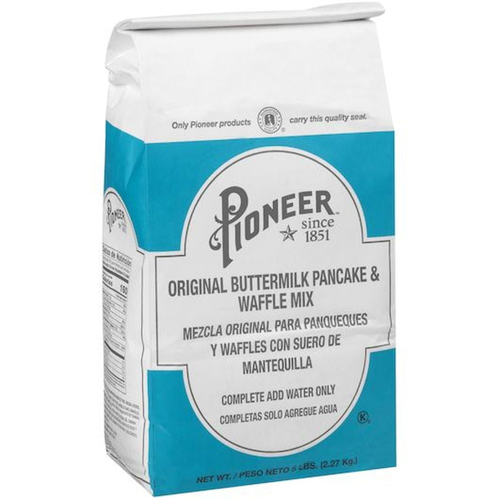 Pioneer Original Buttermilk Pancake and Waffle Mix, 5 Pound 6 per Case.