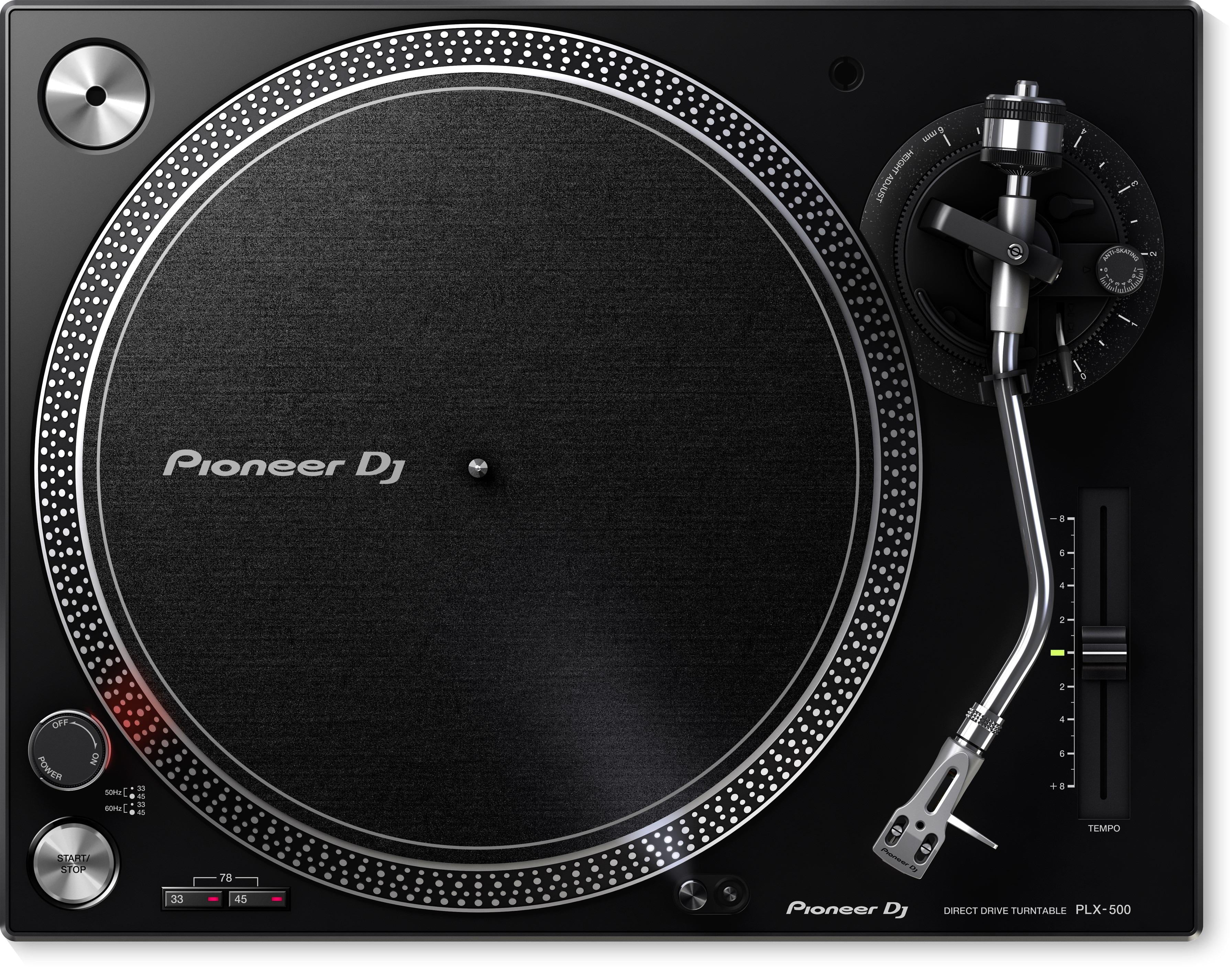 Pioneer PLX-500 Direct Drive Turntable (Black)