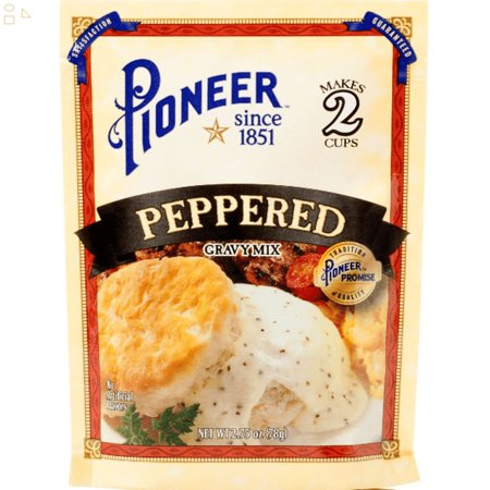 Pioneer Peppered Gravy Mix, 2.75 Oz Packing May Vary