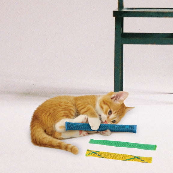 Pioneer Pet Nip Nibblers Catnip Toy  3 Pack  Catnip Filled Toys For Indoor Cats -Teething Toy For Kittens That Bite And Chew