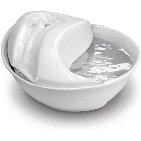 Ceramic Fountain-Raindrop Style - WHITE
