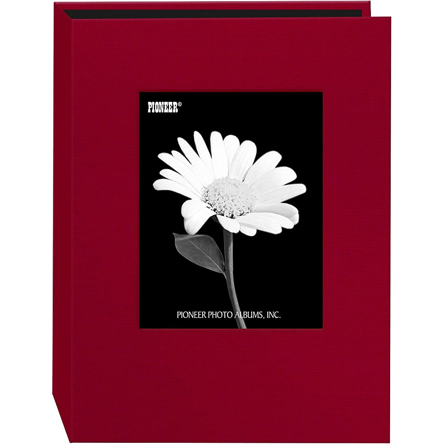 Pioneer Photo 24-Pocket Frame Cover Album for 5 by 7-Inch Prints, Apple Red Fabric