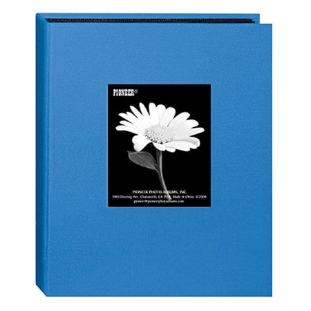 SKY-BLUE Fabric Album 1-up 5x7 Prints 24 photos by Pioneer - 5x7