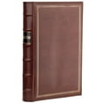 thumbnail image 1 of Pioneer Photo Album Bonded Leather Bi-Directional Memo 3 Ring Photo Album, Holds 204 4x6" Photos, 3 Per Page, Tan, 1 of 1