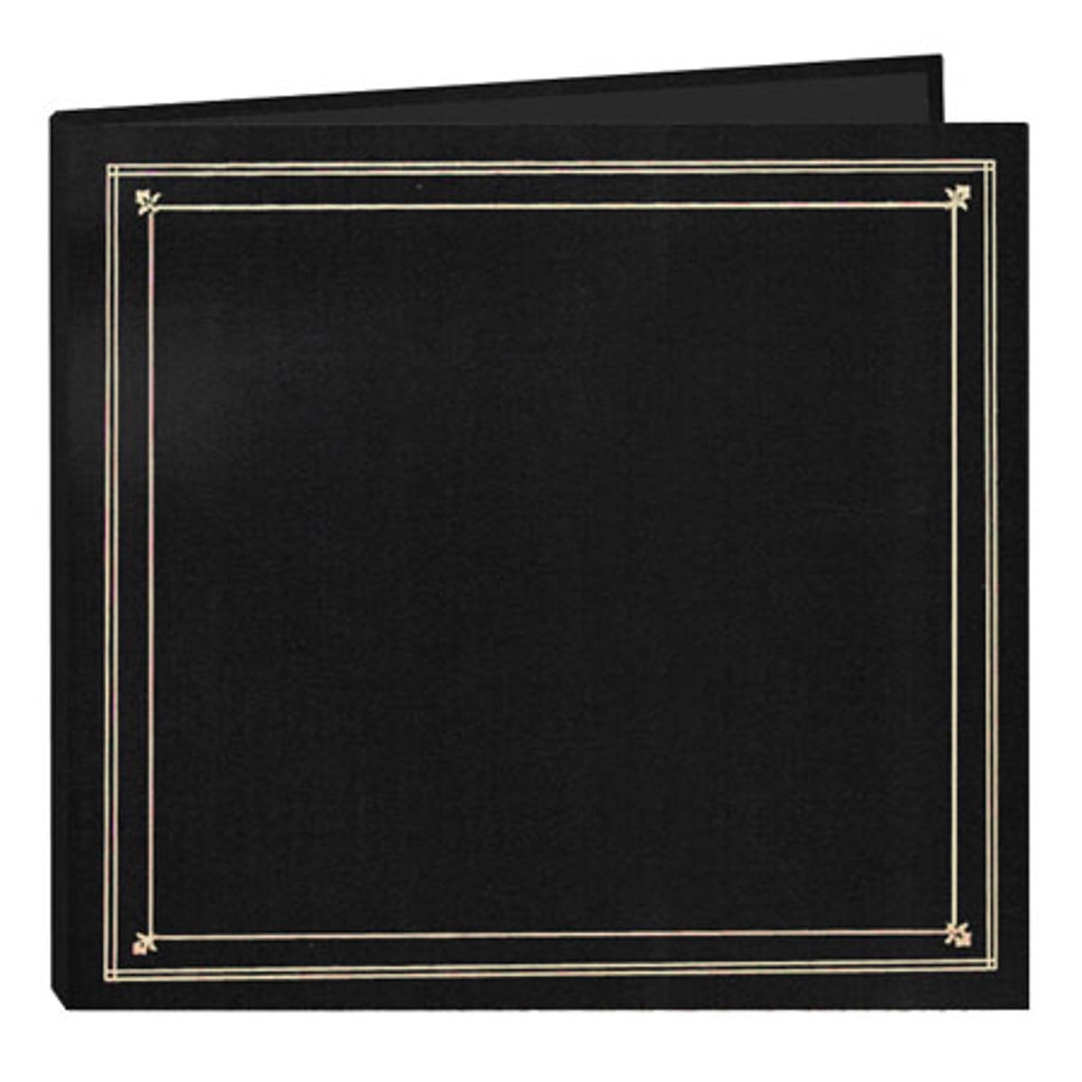 YourStory Fotoalbum Mit Leinen-Optik – Schwarzes Hardcover Mit Fenster | Für 40 Seiten Bis 30,5x30,5 Cm