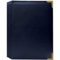 thumbnail image 1 of Pioneer Photo Album Oxford Bound Photo Album, Solid Color Sewn Leatherette Navy Blue Covers with Brass Accent Corners, Holds 208 4x6" Photos, 2 Per Page, 1 of 1