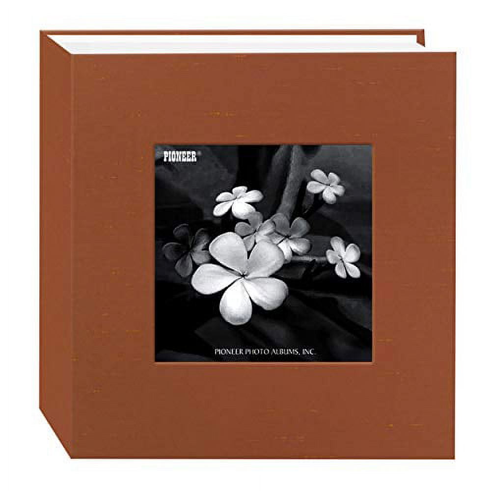 Pioneer Photo Albums 100 Pocket Copper Silk Fabric Frame Cover Photo