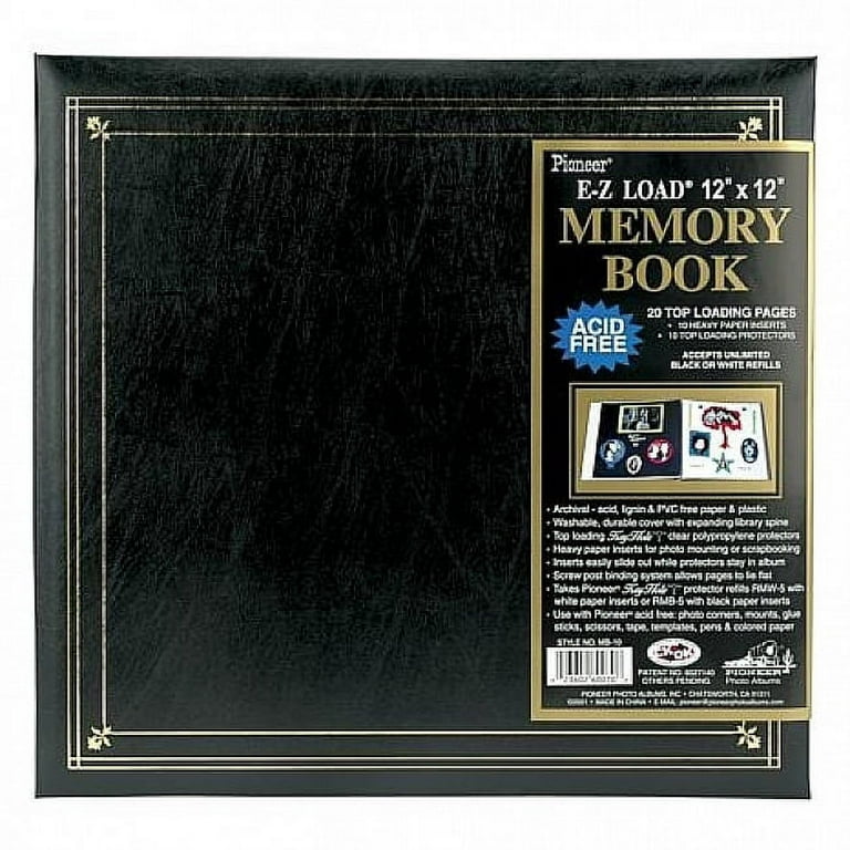 Create Your Own Black Scrapbook - 12 x 12 Inches From 5.00 GBP