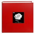 thumbnail image 1 of Pioneer Photo Album 4"X6" 200 Pocket Sewn Leatherette Frame Bi Directional Album Red, 1 of 4