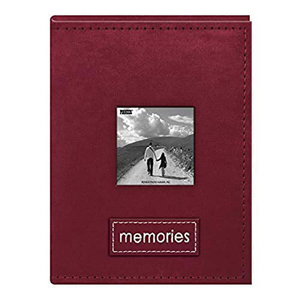 Pioneer Photo Albums 36 Pocket Sewn Raspberry Faux Suede Frame Cover ...