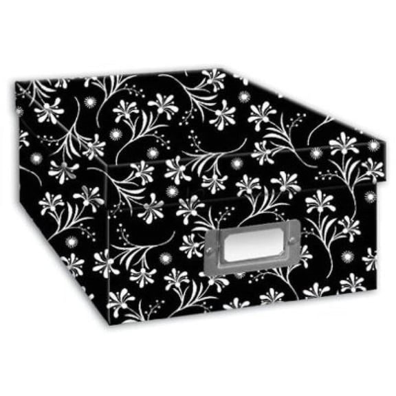 Pioneer Photo Albums B-1BW Photo Storage Box, Ruby Design