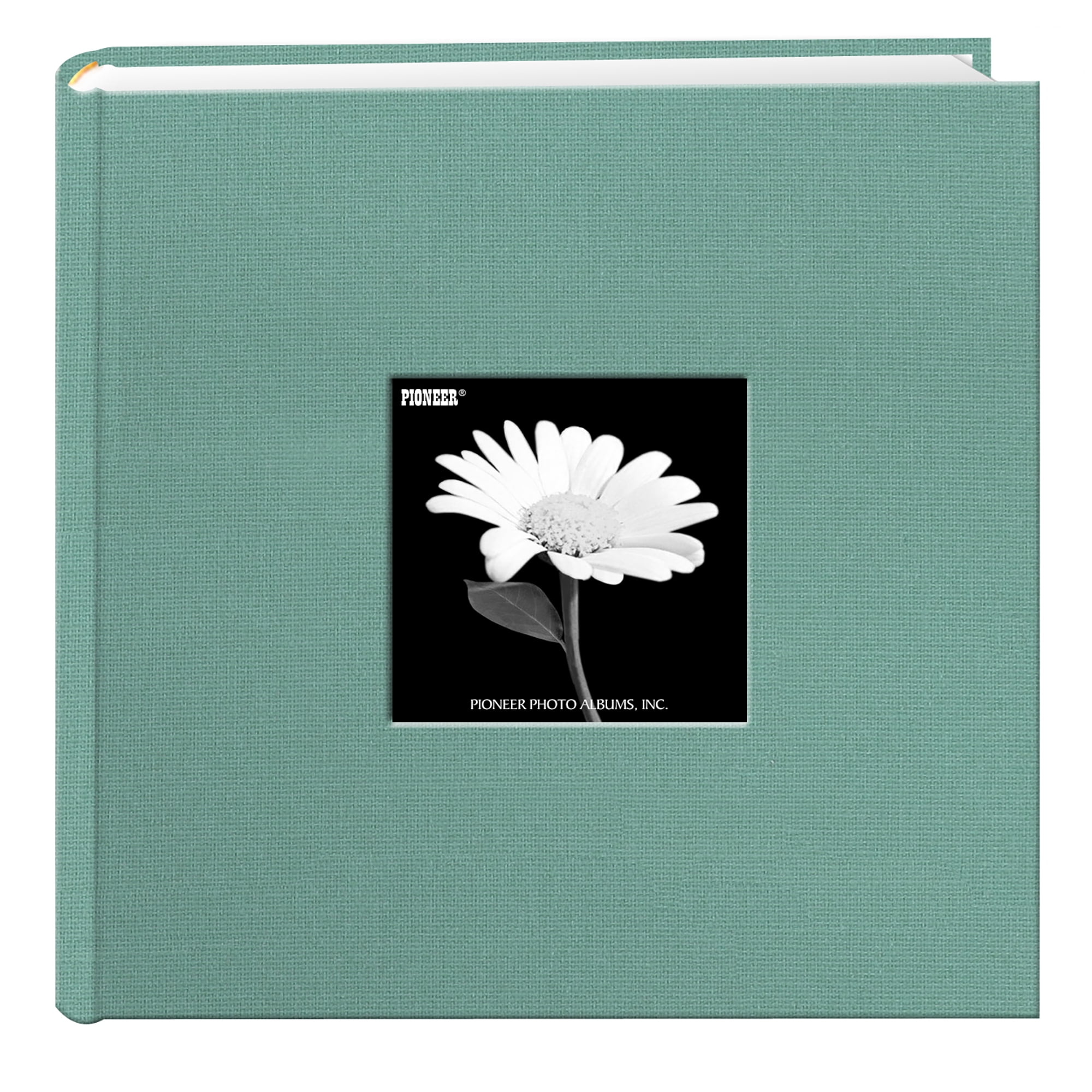 Pioneer Photo Albums Fabric 200 pkt 4x6 Photo Album, Tranquil Aqua