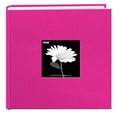 thumbnail image 1 of Pioneer Photo Albums Fabric Frame 200 Pkt 4x6 Photo Album, Bright Pink, 1 of 2
