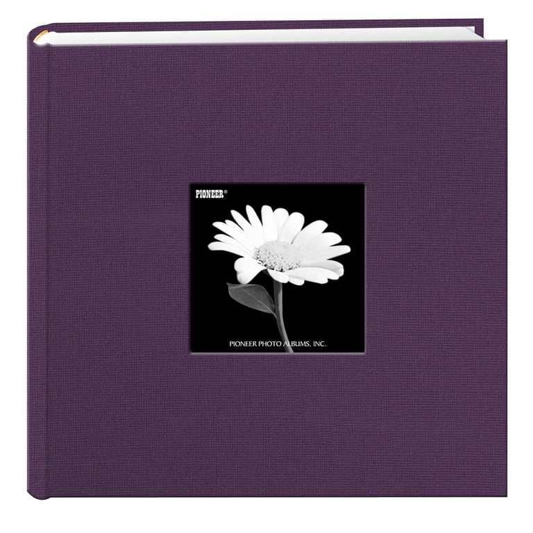 Pioneer Photo Albums 200 Pkt Fabric Frame 4x6 Album with Memo