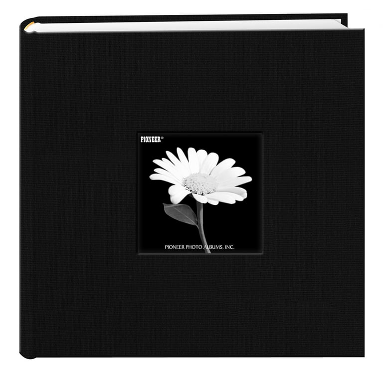 Pioneer Post Bound Clear Pocket Photo Album, Holds 12-5x7 and 4-8x10,  Black PS5781 BALCK