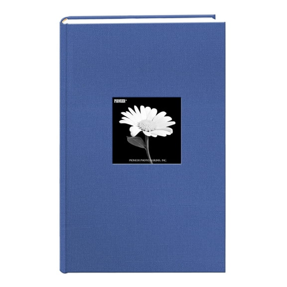 Pioneer Photo Albums Fabric Frame 300 Pkt 4x6 Photo Album, Sky Blue