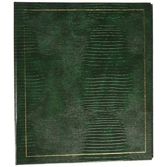 Pioneer Photo Albums Hunter 11.50" x 10" Green Stick Magnetic Photo Album, Holds 100