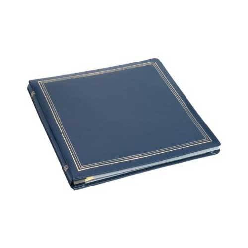 Navy-Blue x-pando magnetic post-bound page album by Pioneer - 8x10