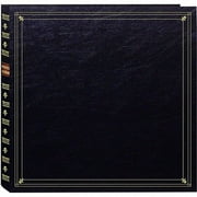 Pioneer Photo Albums Post-Bound Black Pocket Album for 5x7 and 8x10 Prints - 5x7